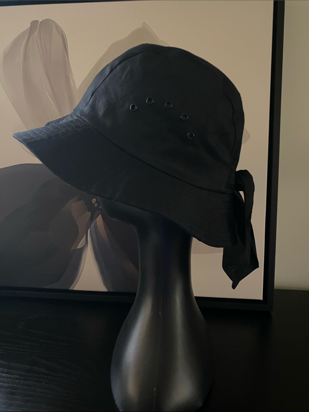 Beautiful Vintage Black 100% Cotton New York Betmar Hat